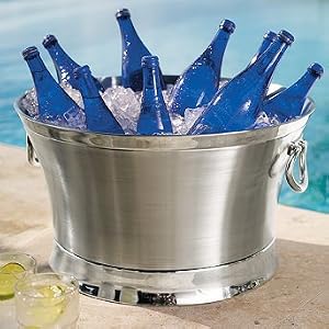 Optima Stainless Steel Beverage Tub - 21" - Frontgate