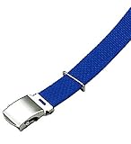 ワークタイム(work time) ポリプロピレンローラーバックルベルト 32mm ブルー PB-302
