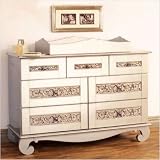 Chelsea Changing Table in Antique Silver