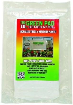 The Green Pad Co2 Generator Hydroponic Co2 Sheets Indoor Maximizer - 5 pack