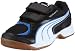 Puma Vellum II V Jr 102067, Unisex - Kinder, Sportschuhe - Indoor, Schwarz (black-white-puma royal 07), EU 38.5 (UK 5.5) (US 6.5)