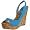 Neon Blue Nubuck