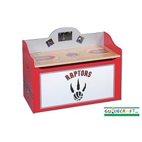 Toronto Raptors Kid's Storage Toy Box by Guidecraft