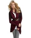 Love Change Sweater, Striped Shawl Collar Car Coat