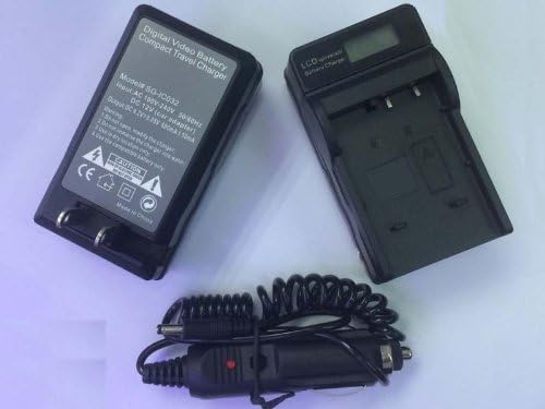 CGR-S006A Battery Charger with LCD display DE-A43 DE-A43A for PANASONIC Lumix DMC-FZ38 DMC-FZ1 DMC-FZ35 AC/DC WALL/CAR
