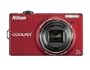 Nikon Coolpix S6000 14 MP Digital Camera with 7x Optical Vibration Reduction (VR) Zoom and 2.7-Inch LCD (Red)
