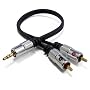 Fisual Install Series 3.5mm Jack to phono Cable 10m