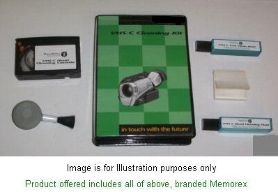 : Memorex VHS-C Camcorder Cleaning System - Wet System