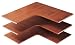 Easy Track RS3003-C 29-7/8-Inch Corner Shelves, Cherry
