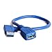 HDE USB 3.0 Right Angle Male to Female Cable