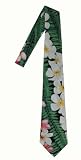 Hawaii neckties - Plumeria flower. * FREE Shipping from Hawaii