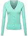 FPT Womens Basic V-Neck Cardigan (S-3XL)