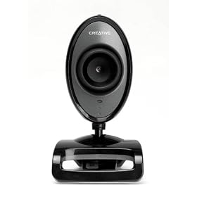 Creative Live! Cam Video IM Pro VF0230 1.3MP (Interpolated) USB 2.0 Webcam & Behind-the-Head Headphones w/Boom Microphone
