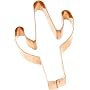 Old River Road Cactus Shape Cookie Cutter, Copper