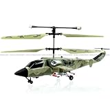 YD-818 Military KA-52 3CH Coaxial Micro RC Helicopter w/ Gyro (Camouflage Green)