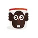 3 Sprouts Organic Storage Bin: Owl in Brown