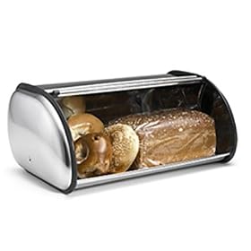Bread Bin Large Capacity Deluxe Box in Stainless by Polder Home Tools by Polder
