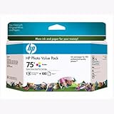 New Hewlett Packard 8 Units Of Hwp-Cg501an Hp 75 Custom Photo Value Pack Po ....