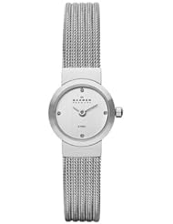 Skagen Womens SKW2010 Klassik Analog Display Analog Quartz Silver Watch