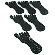 6 Toe Ring Display Black Foam Foot Body Jewelry 24 Slot