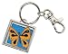 Orange Butterfly Key Chain