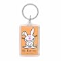Happy Bunny - Eat Me Keychain