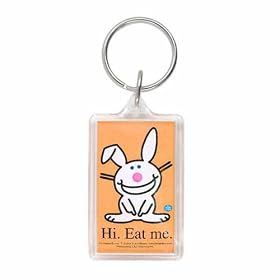 Happy Bunny - Eat Me Keychain