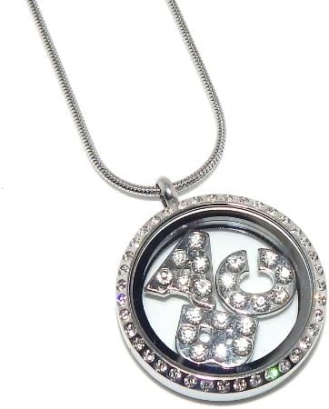 Bling Crystal "S" Letter for Floating Charm Lockets