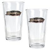 Anaheim Ducks Set of 2 Beer Glasses