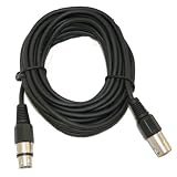 Buy XLR Microphone Patch Cable 25 Feet - Black  by Seismic Audio