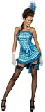Smiffy’s Women’s Fever Lady Elegance Dress Set, Blue, Medium Picture