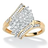 10K Gold Diamond Women's Ring