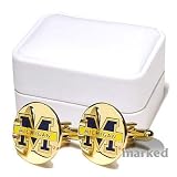 Michigan Wolverines NCAA Logo'd Executive Cufflinks w/ Jewelry Box (1 Pair)