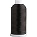 Super B Polyester Embroidery Thread, 40wt Large Spool 5000m, Embroidery Thread for Commercial & Domestic Machine, 175 Popular Colors Machine Embroidery Thread, 100% Polyester - Black 020