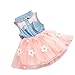 YOMIYOKA Baby Girl Dress 1 - 4 Years Flower Wedding Princess Bowknot Party Dresses
