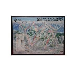 Vail Trail Map 550 Piece Collector Jigsaw Puzzle