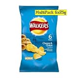 Walkers Cheese and Onion Crisps 6 Pack 150g