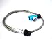 Sporting Goods : Paintball Rampage HPA Co2 Braided Hose Remote w Gauge