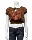 411h1HUrtSL. SL160  2b Short Sleeve Smocked Top