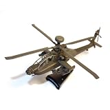 Postage Stamp Planes AH-64D Apache Helicopter (1/100) Diecast Model