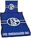 Sports : FC Schalke 04 Bettw&auml;sche Linon Balken Schriftzug