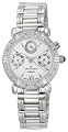AK Anne Klein Women's  10-7899MPSV Diamond Accented Multi-Function Silver-Tone Watch