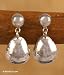 Earrings, 'Forbidden Fruit' 0.6 W 1.4 L