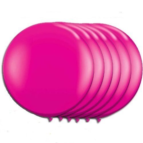 36 Inch Latex Balloon Hot Pink (Premium Helium Quality) Pkg/6