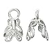 4 pcs .925 Sterling Silver Bail Butterfly Pendant/Earring Connector Clasp/Findings/Bright