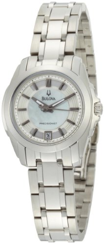 Bulova Women's 96M108 Precisionist Longwood MOP Dial Steel Bracelet Watch