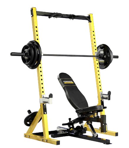 Powertec WB-HR10 Workbench Half Rack (Yellow)