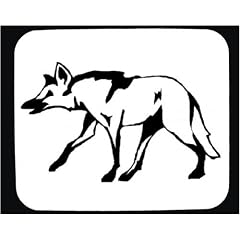 Mauspad mit der Grafik: Coyote, Wolf