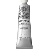 Winsor & Newton Griffin Alkyd Fast Drying Oil Color Tube, 37ml, Titanium White