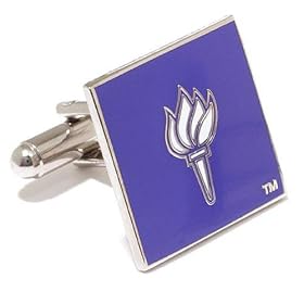New York Bobcats NCAA Logo'd College Cufflinks w Jewelry Box
